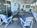 Large Open Porch with additional dining set